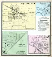 New England, Kilvert, Stewart, Savannah, Guysville P.O., Athens County 1875